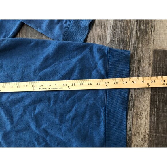 Under Armour Mens XL Blue with Black Speckle Sweatshirt Pullover - Picture 5 of 5